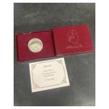 Silver half dollar 1982 George Washington proof