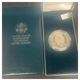 1990 Eisenhower Centennial silver dollar