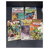 Marvel comic book lot hulk, kung fu X-men
