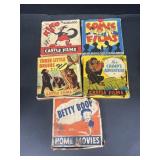 Vintage 8 mm films and boxes