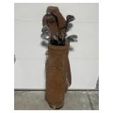 Concept, golf clubs, and bag
