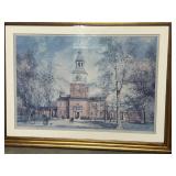 Independence Hall framed print