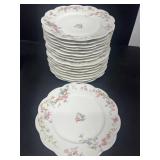 (17) Haviland Limoge dinner plates