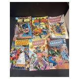 DC comic books Batman and Justice league of