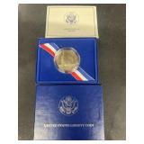 United States liberty 1986 half dollar proof coin