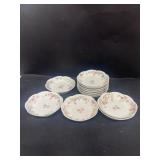 (12) Haviland Limoge dessert bowls