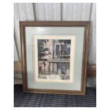 Napoleon house signed and numbered print