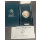 1990 silver proof United States dollar E