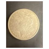 1921 Morgan silver dollar