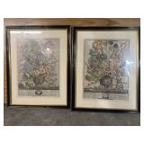 FURBER months framed prints