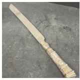 Sterling silver handled kitchen knife, Mark 925