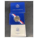 1986 silver liberty half dollar proof coin