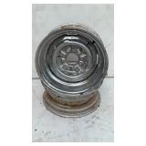 (2) Chrome 5-lug wheels