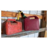 (2) Gas Cans, Small Plastic