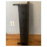 Wall shelf with coat hooks