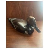 Wooden duck decoy