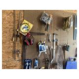 Hammers clamps, miscellaneous contents