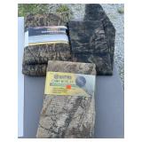 Hunters camo burlap