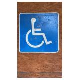 Handicap sign