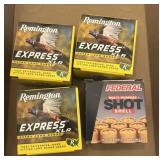(4) boxes of 20 gauge shotgun shells-NO SHIPPING