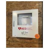 AED white cabinet