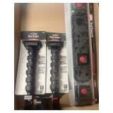 Fishing rod holders and track system