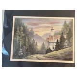 Frame print of a church