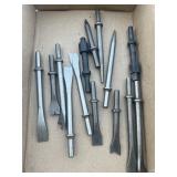 Air hammer chisel bits