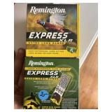 (2) boxes of 12 gauge Remington five shot shells