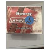 45. Colt ammunition, 20 rounds-NO SHIPPING