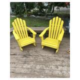 Wooden patio rocking chairs