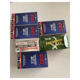 22 long rifle ammunition, six boxes