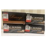 (4) boxes of 45 auto ammo-bronze & blazer-NO SHIPP