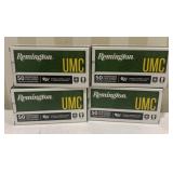 (4) boxes of Remington 9MM Luger ammO-NO SHIPPING