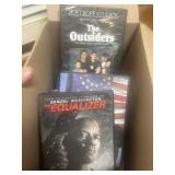 DVDs, the outsiders, the equalizer, etc.