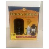 Lantern, emergency lighting kit