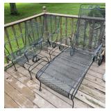 Iron patio. Chairs