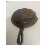 Cast-iron number three skillet