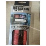 Brand new no sale signs