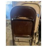 Metal folding chairs