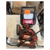Milwaukee light and grease gun drill
