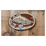 Wooden Fish plaque