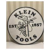 KLEIN tools metal sign
