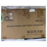 Solar panel battery charger