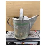 Galvanized watering can