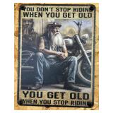 When you get old sign