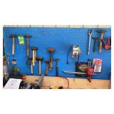 Contents of pegboard