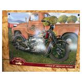 Indian motorcycle metal sign