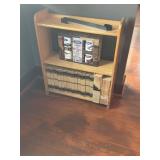 Books and bookshelf