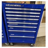 US General rolling toolbox with tools